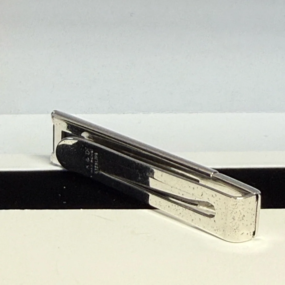 Vintage Heavy Sterling Silver Money Clip